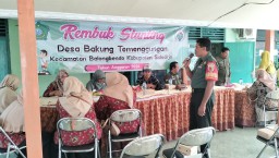 Peran Aktif Babinsa dalam Rembuk Stunting di Desa Bakung Temenggungan
