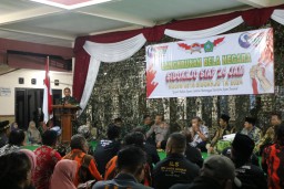 Cangkrukan Bela Negara Sidoarjo Siap 24 Jam di Balai Desa Kebon Agung: Guyup Rukun Agawe Santoso, Manunggal Sawijine Ayem Tentrem