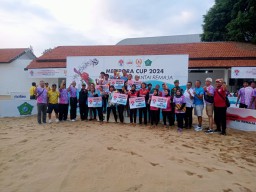 Danramil 0816/01 Sidoarjo Kota Hadiri Penutupan Piala Menpora Cup 2024: Dukung Prestasi dan Semangat Atlet Remaja