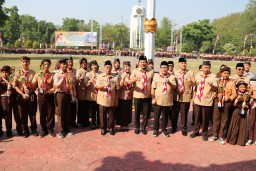 Apel Besar Hari Pramuka ke-63 di Sidoarjo, Mengukuhkan Semangat Pancasila dan Keutuhan NKRI