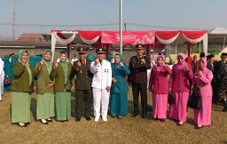 Danramil 0816/05 Beserta Seluruh Babinsa Hadiri Upacara Peringatan Detik-detik Proklamasi Kemerdekaan RI ke-79 di Kecamatan Tulangan