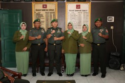 Kebersamaan Mengharukan, Dandim 0816/Sidoarjo Pimpin Acara Pelepasan Purna Tugas
