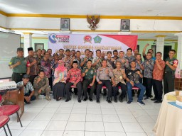 Coffee Morning Hankamtibmas Pilkada Damai Tahun 2024 Koramil 0816 / 03 Buduran