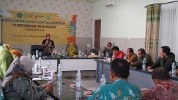 Bati Komsos Koramil 0816/03 Buduran Hadiri Lokakarya Mini Lintas Sektoral