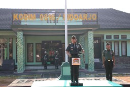 Semangat Pengabdian dan Dedikasi Prajurit, Kodim 0816/Sidoarjo gelar Upacara 17-an