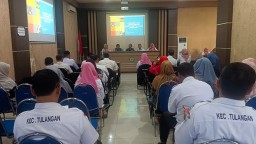 Danramil 0816/05 Tulangan Kapten Arh Aan Chunaidi Hadiri Rapat Lokakarya Mini Lintas Sektor Puskesmas Tulangan