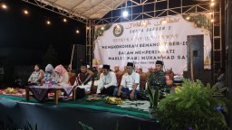 Babinsa Koramil 0816/02 Candi Hadiri Dzikir dan Bersholawat Peringatan Maulid Nabi di Perum Surya Garden 2