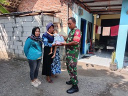 Perhatian Penuh Babinsa Koramil 0816/05 Tulangan, Stunting Berkurang