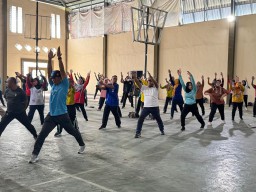Forkopimka Sidoarjo dan Masyarakat Desa Jati Gelar Senam Bersama Tingkatkan Kebersamaan dan Silaturahmi
