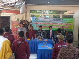 Babinsa Ngaban Hadiri Pelantikan Pergantian Antar Waktu PAW BPD Desa Ngaban, Kec. Tanggulangin
