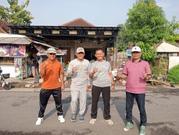 Danramil 0816/05 Tulangan Bersama Forkopimka Ajak Warga Semangat Berolahraga Lewat Senam Bersama