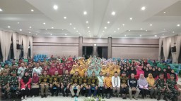 Koramil 0816/09 Krian Latih PBB Guru Muhammadiyah Krian di Trawas, Wujudkan Sinergi dan Komunikasi Efektif