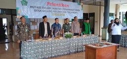 Danramil 0816/05 Tulangan Hadiri Pelantikan Perangkat Desa Gelang, Sinergi Demi Layanan Masyarakat yang Lebih Baik
