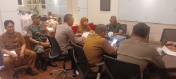 Kasdim 0816/Sidoarjo Hadiri Rakoor Persiapan Pos Komando Taktis Poskotis Tahun 2024