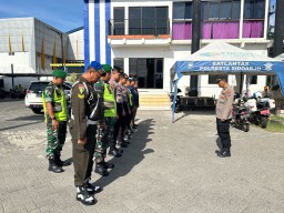 Koramil 0816/01 Sidoarjo PAM Gabungan Natal dan Tahun Baru 2024.