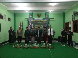Danramil 0816/12 Prambon Hadiri Harlah Ke-39 Pagar Nusa di Kedung Wonokerto