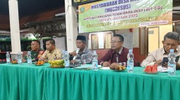 Babinsa Plaosan Serka Henki Hendra Hadiri Musyawarah Desa Khusus BLT-DD Tahun Anggaran 2025