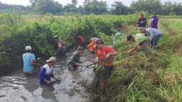 Danramil 0816/10 Balongbendo Pimpin Apel Kerja Bhakti dan Penanaman Pohon Sukun di Desa Bakalan Wringinpitu