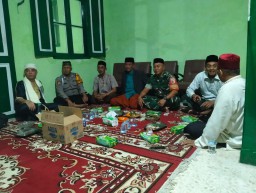 Babinsa Wonokasian Hadiri Haul Dusun Kersan, Wujud Kebersamaan dengan Warga