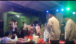 Danramil 0816/06 Tanggulangin Hadiri Pengajian dan Santunan Anak Yatim di Desa Ngaban
