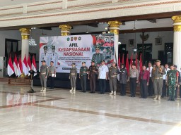 Dandim 0816/Sidoarjo Hadiri Apel Kesiapsiagaan HUT Satpol PP, Satlinmas, dan Damkar 2025: Sinergi Kuat untuk Perlindungan dan Ketertiban Masyarakat