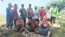Semangat Gotong Royong Mengalir di Desa Ganting, Babinsa dan Warga Bersinergi Demi Suksesnya Musim Tanam
