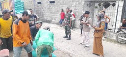 Babinsa Koramil 0816-10/Balongbendo Dampingi SERGAB, 27 Ton Lebih Gabah Petani Sumokembangsri Terserap Bulog