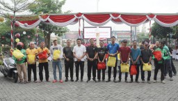 Dandim 0816/Sidoarjo Hadiri Olahraga Bersama HUT Bhayangkara ke-79: Sinergi Forkopimda yang Menguatkan Semangat Kebersamaan untuk Negeri