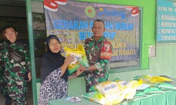Sinergitas TNI dan Bulog dalam Penjualan Beras SPHP Wujud Kepedulian Terhadap Ketahanan Pangan Nasional