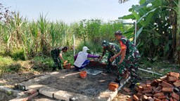 Air Bersih untuk Masa Depan, TNI dan Warga Gempolklutuk Bergotong Royong Bangun Pamsimas demi Kesejahteraan