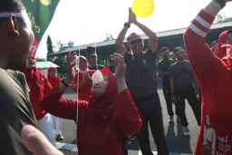 Semarak HUT RI ke-80 : Tawa, Sportivitas, dan Kebersamaan Warnai Lomba Keluarga Besar Kodim 0816/Sidoarjo