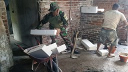 Batuud Koramil 0816/16 Waru Dampingi Program RUTILAHU: TNI Bersama Warga Wujudkan Hunian Layak demi Kehidupan Lebih Sejahtera