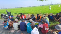 Babinsa Koramil 0816/10 Balongbendo Hadiri Kenduri Poktan “Suko Prasojo”