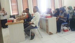 Serka Catur Wahyu. S Babinsa Boro Mewakili Danramil Hadiri Undangan Acara Kegiatan Mini Loka Karya Lintas Sektoral Triwulan III Tahun 2025
