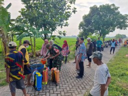 Babinsa Wonokasian Dampingi Petani dalam Gardal Hama Wereng: Sinergi TNI, Penyuluh, dan Gapoktan Wujudkan Ketahanan Pangan di Wonoayu