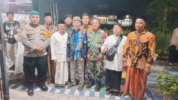 Babinsa Gedangan Bersama Babinkamtibmas dan Banser Gelar Komduk Malam di Desa Kragan: Sinergi Tegakkan Keamanan, Eratkan Silaturahmi Warga