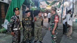 Patroli Malam Babinsa Tulangan Bersama Banser dan Warga Desa Kepuhkemiri: Wujud Sinergi Demi Lingkungan Aman dan Kondusif