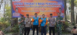 Babinsa Wonoayu Hadiri Penutupan Lomba Tingkat II Pramuka, Wujudkan Semangat Penggalang Berkarya dan Berbudaya