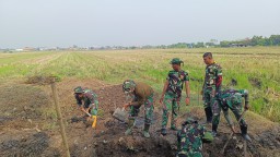 Wujud Kemanunggalan: Satgas TMMD 126 dan Warga Gotong Royong Hadirkan Sumber Air di Desa Kedondong