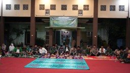 TMMD ke-126 Usai, Silaturahmi Menguat: Malam Pengajian Penuh Keakraban di Desa Kedondong