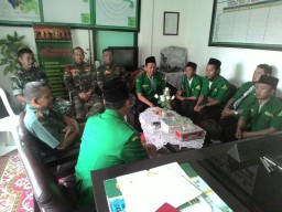 DANRAMIL KOTA SIDOARJO AUDENSI DENGAN PAC GP ANSOR SIDOARJO