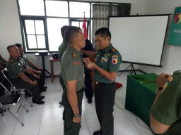 Dandim 0816/Sidoarjo resmikan giat pemberdayaan Koramil Model TA. 2018