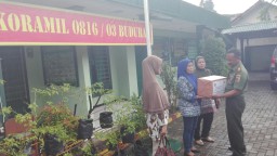 KORAMIL 0816/03 BUDURAN PEDULI DENGAN WARAKAWURI