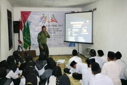 Kodim 0816 Sidoarjo ikut sukseskan acara Latihan Kader Utama LAKUT IPNU &amp; IPPNU TA. 2017.