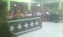 DANRAMIL 0816/03 BUDURAN MENGHADIRI PELANTIKAN KETUA DAN ANGGOTA BPD DESA SUKOREJO
