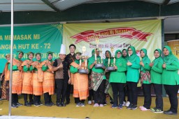 HUT Persit ke 72 Tahun 2018, Kemeriahan lomba memasak mie kreasi nusantara