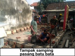 Kodim 0816 Sidoarjo adakan Rehap Rumah Tidak Layak Huni RTLH kepada masyarakat yang kurang mampu.