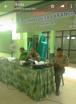 Jelang Pilkades Serentak, Koramil Candi Tingkatkan Kemampuan Linmas