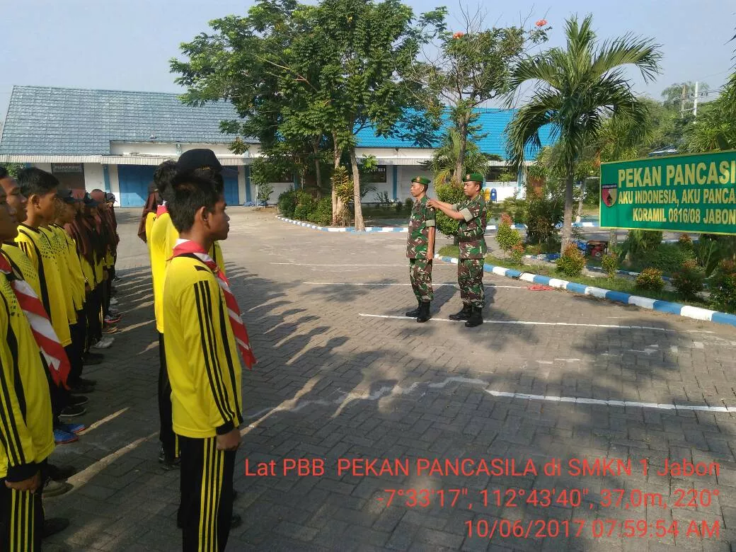 Koramil Jabon Laksanakan Pekan Pancasila di wilayah Binaan