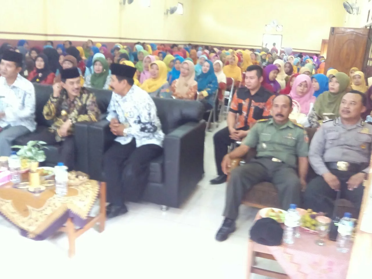 Komsos Koramil Tarik dengan Keluarga besar PGRI